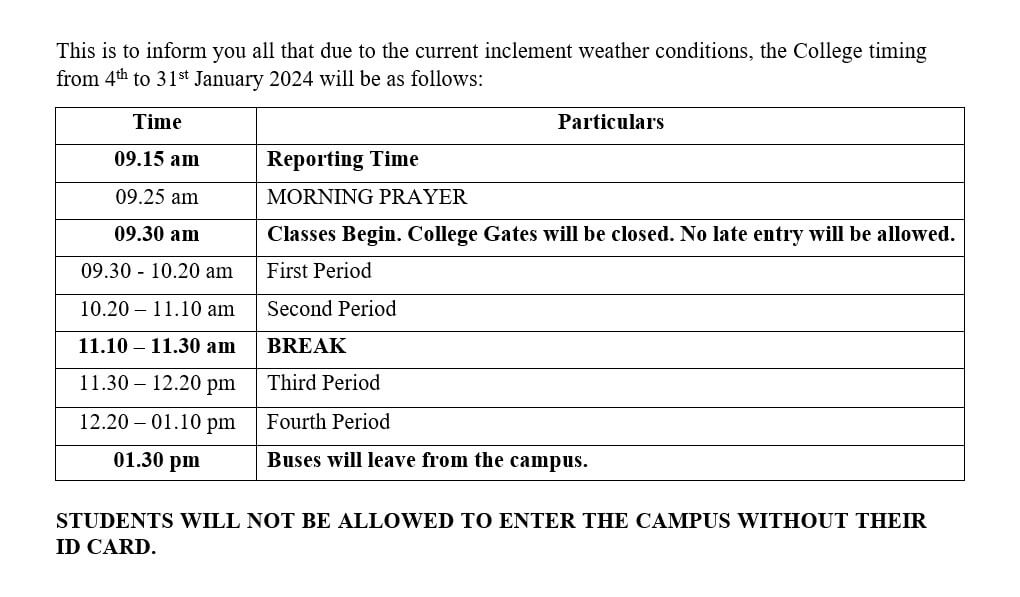 Organogram St. Xavier's College Jaipur