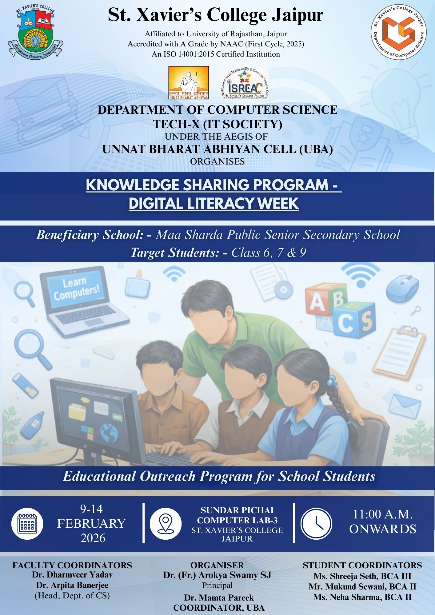 Knowledge Sharing Program- Digital Literacy Week - St. Xavier's College ...