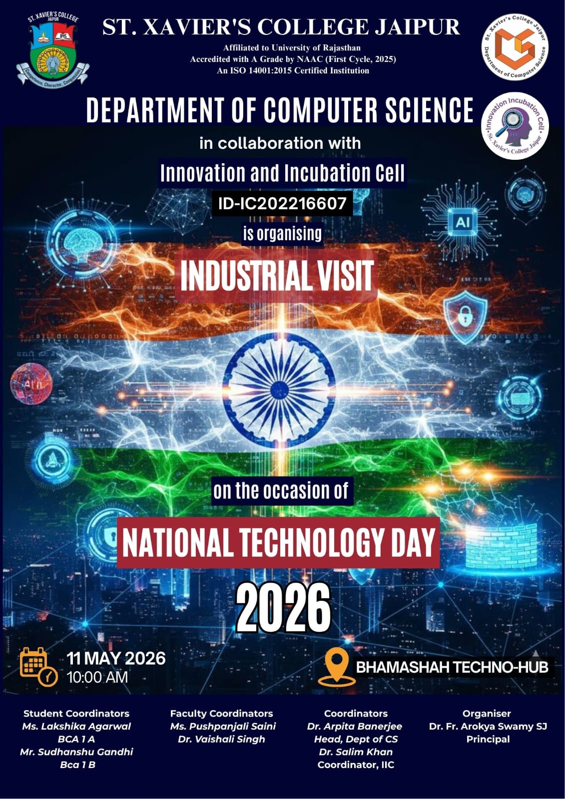 Poster Bhamashah Industrial Visit 2026