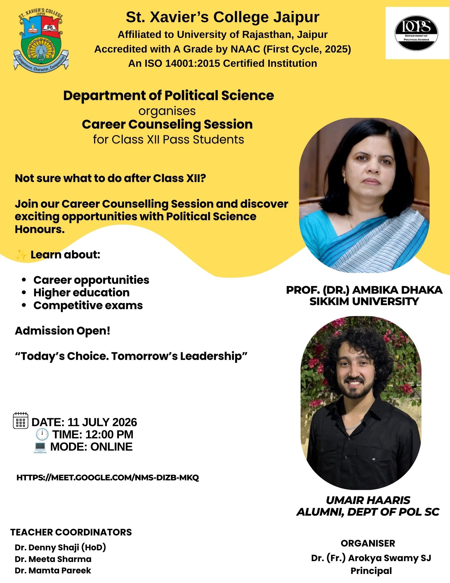 Poster-Career Counselling Session