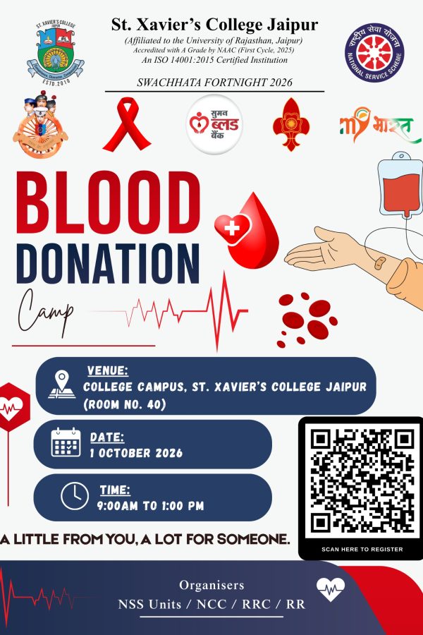 Blood Donation Camp by NSS 01 Oct 2026