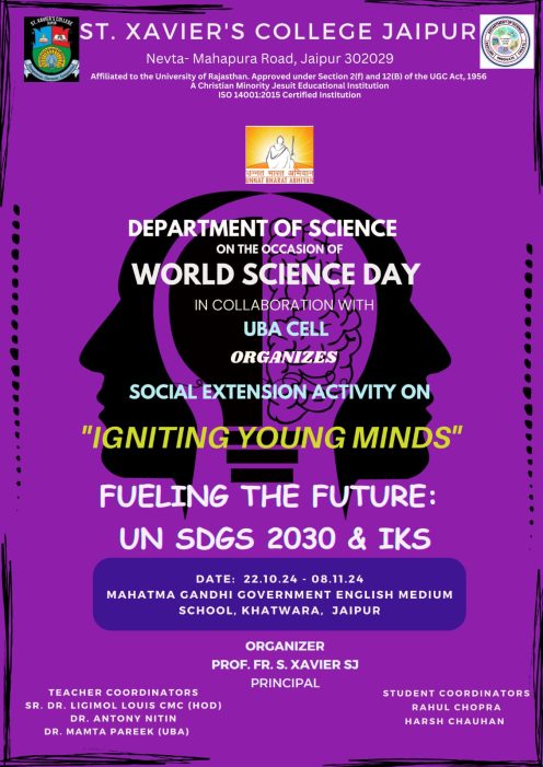 Dept. Science, UBA  Educating Young minds