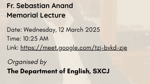 Fr. Sebastian Memorial Lecture