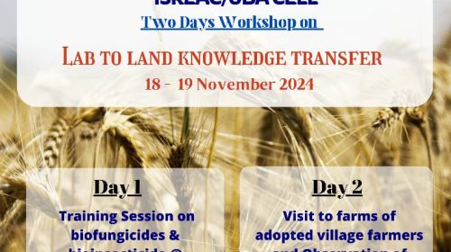 Lab to Land Knowledge Transfer work shop 2