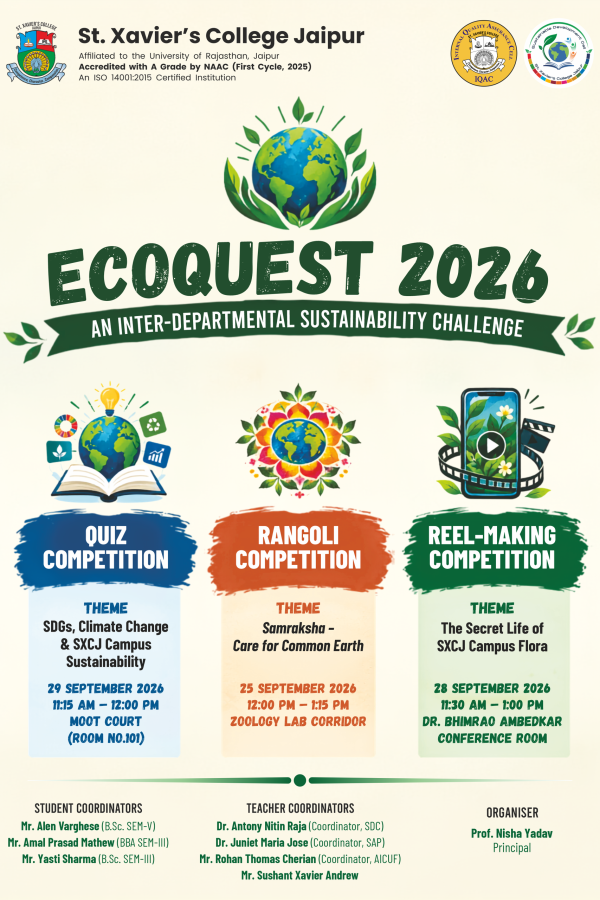 Poster - ECOQUEST - An Inter-Departmental Sustainability Challenge 2026