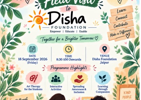 Poster - Field visit to Disha Foundation 2026