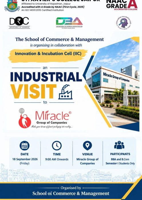 Poster IIC Industrial Visit 2026