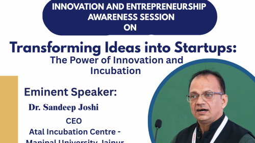 Poster - Innovation and Entrepreneurship Awareness Session 2026