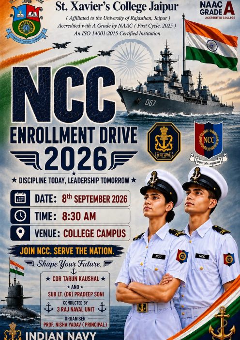 Poster NCC Enrollment Drive 2026-27