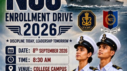 Poster NCC Enrollment Drive 2026-27