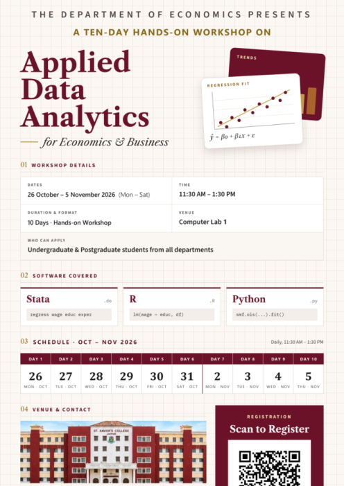 Poster - Workshop on Applied Data Analytics for Economics & Business