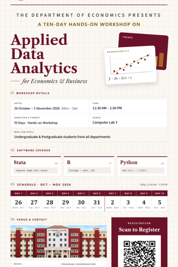 Poster - Workshop on Applied Data Analytics for Economics & Business