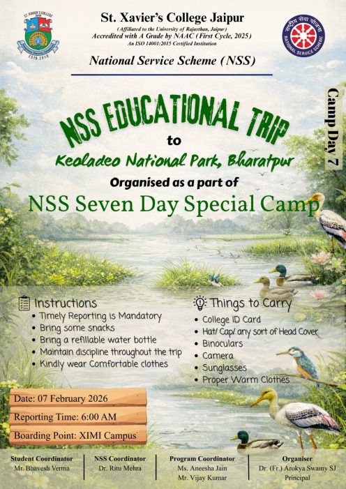 Poster_Educational Trip to Keoladeo National Park