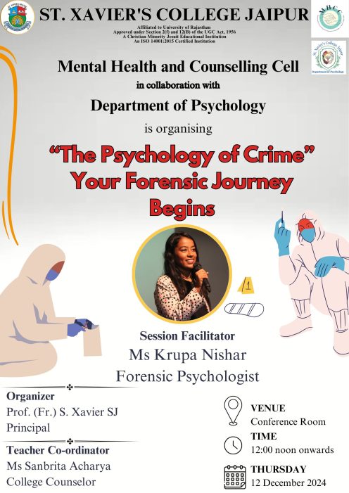 “The Psychology of Crime” Your Forensic Journey Begins