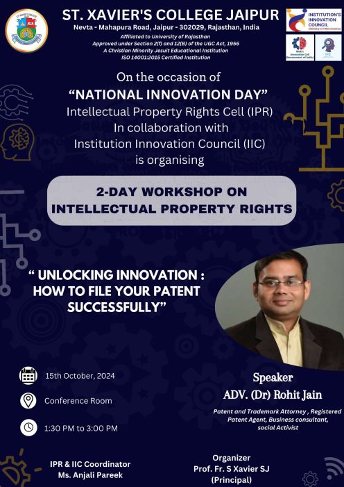 ipr workshop 15 Oct 2024